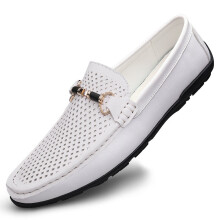 Mens Casual Hollow Out Bit Loafers