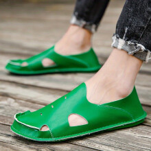 Mens Hollow Out Loafers Wear resistant Non Slip Comfy Casual Shoes