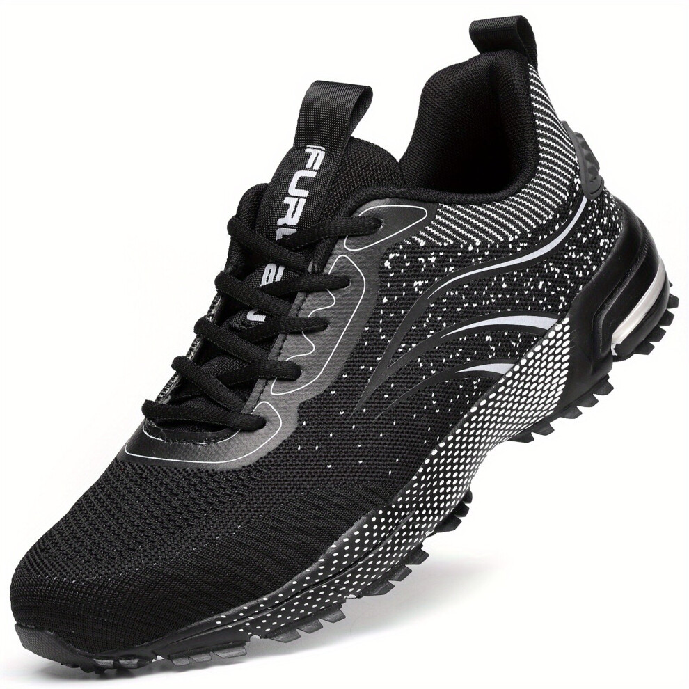 Unisex Knitted Breathable Steel Toe Anti Smashing Non Slip Work Safety Shoes 885664883837