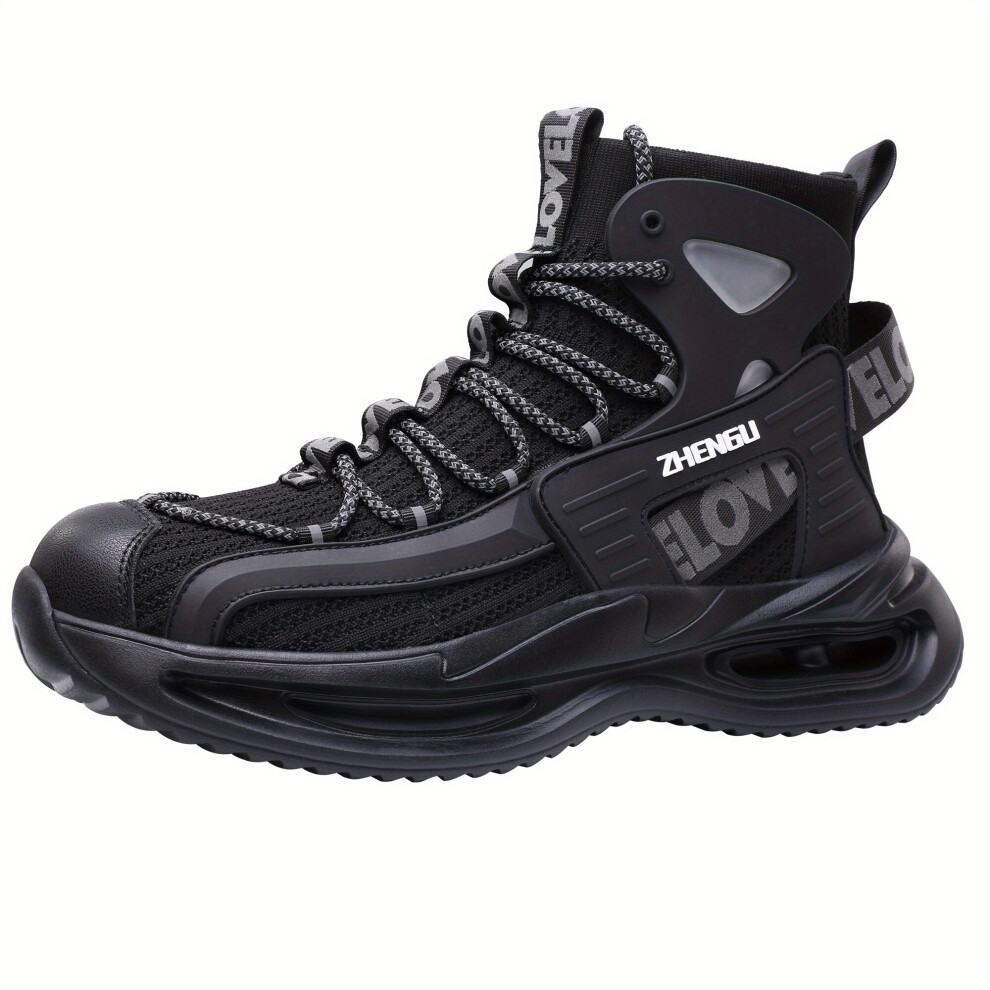 Mens Safety Shoes Puncture Proof Anti Skid Steel Toe Work Shoes Outdoor Breathable Industrial Construction Sneakers 885664884940