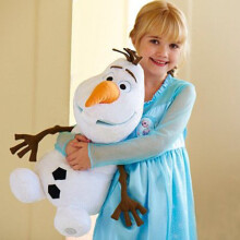 (Olaf 50cm) 50 CM Frozen Anna Elsa Dolls Snow Queen Princess Anna Elsa Doll Toys Stuffed