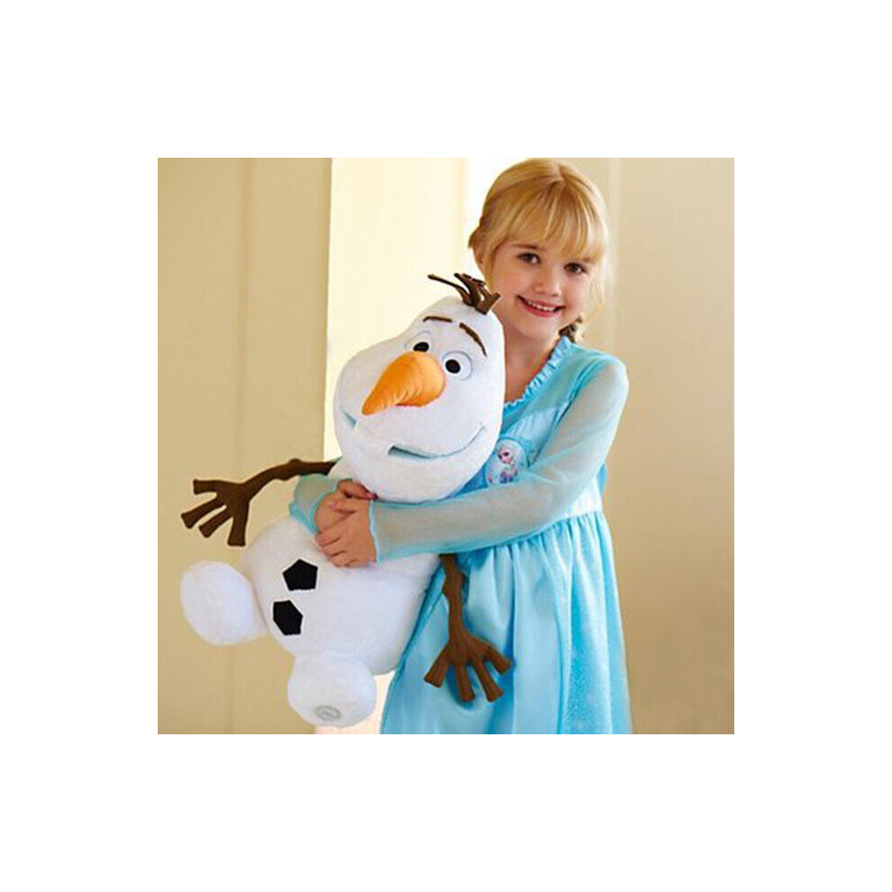 (Olaf 50cm) 50 CM Frozen Anna Elsa Dolls Snow Queen Princess Anna Elsa Doll Toys Stuffed