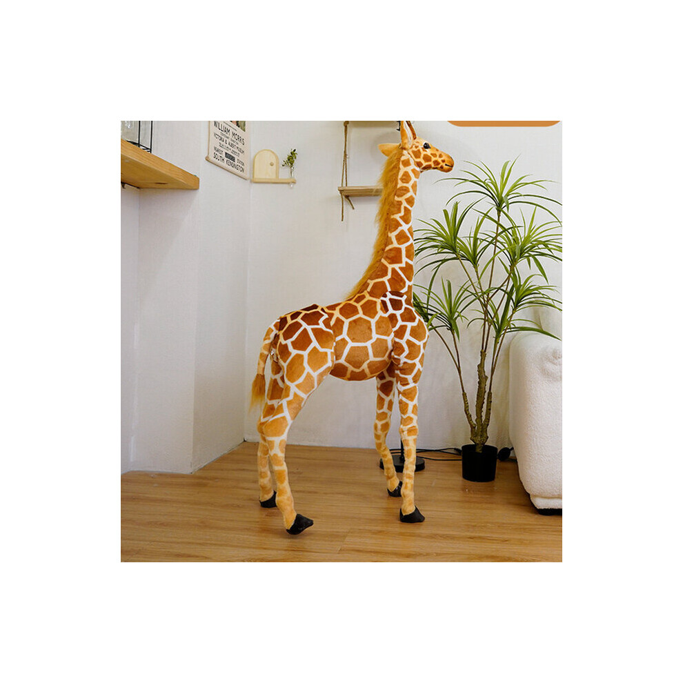 (Giraffe, 120cm) 50-120cm Giant Real Life Giraffe Plush Toys High Quality Stuffed Animals