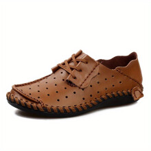 Mens Loafer Shoes With Ventilation Holes Breathable Lightweight Non slip Slip On Shoes Mens Shoes Spring And Summer
