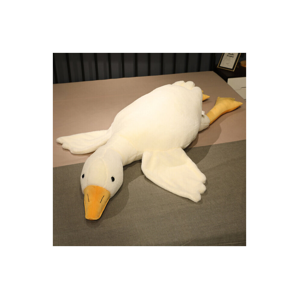 (White, 90cm) 50-190cm Big White Goose Plush Toy Giant Duck Doll Soft Stuffed Animal