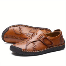 Mens Loafer Shoes Breathable Lightweight Non slip Slip On Hook And Loop Fastener Shoes Mens Shoes Spring And Summer