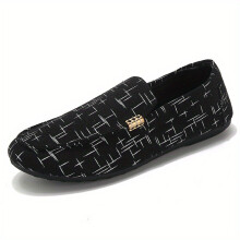 Mens Fashionable Breathable Loafer Shoes Comfortable Non Slip Casual Shoes