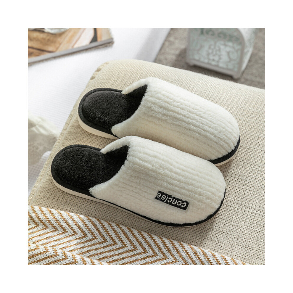 Soft Plush Cozy House Slippers Anti skid Slip on Shoes Indoor For Men Winter Shoes-image-OPC-PC8GTC9-NEW