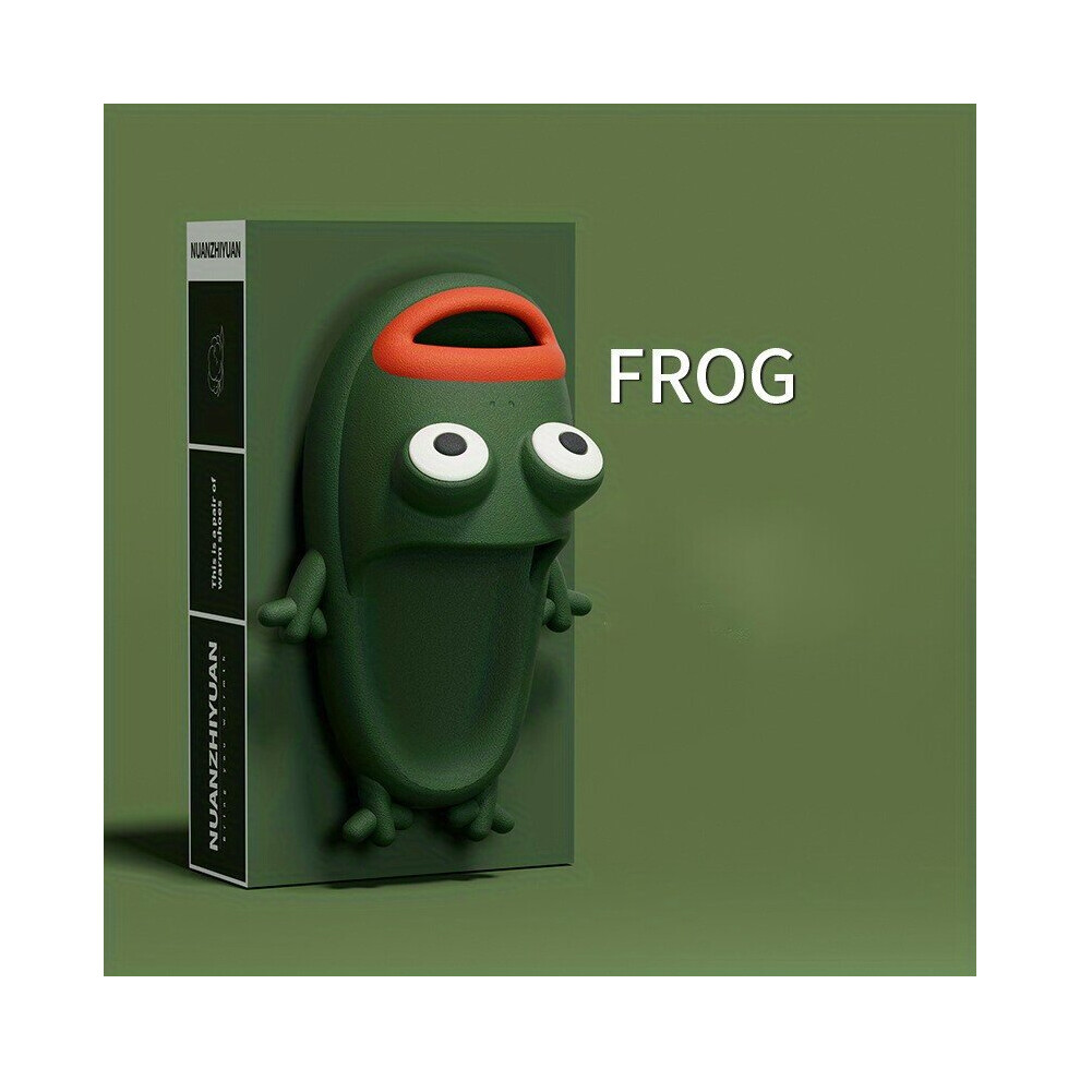 Mens Funny Frog Slides Unisex Summer Quick drying Household Slippers With Assorted Colors