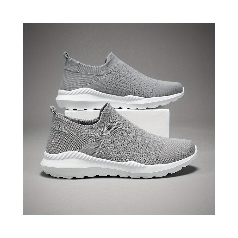 Mens Slip on Sock Sneakers Athletic Shoes Lightweight And Breathable Walking Shoes-image-OPC-PC8GW7R-NEW