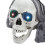 Living And Home Halloween Hanging Skull with Glowing Eyes 8