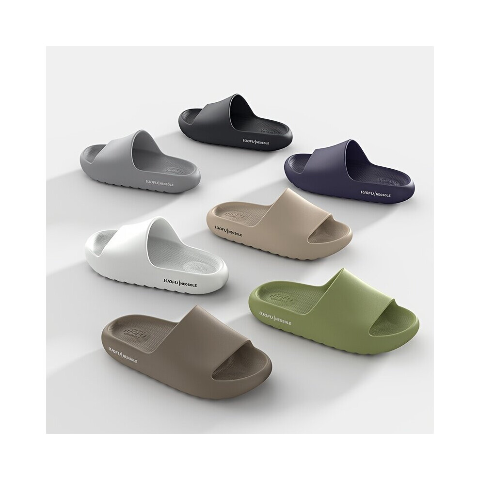 LUOFU Mens Open Toe Non slip Quick Dry Comfortable Slides Slippers For  Indoor Outdoor