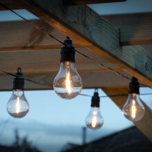 Outdoor Battery Filament Effect LED Festoon Lights