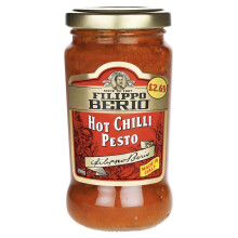 Filippo Berio Hot Chilli Pesto 190g ( pack of 6 )