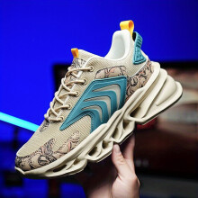 Mens Knitted Breathable Lightweight Comfy Casual Shoes For Traveling Jogging Spring And Summer