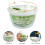 Salad Bowl Spinner Veggie Lettuce Leaf Dryer Water Herb Draining Drying Drainer 7