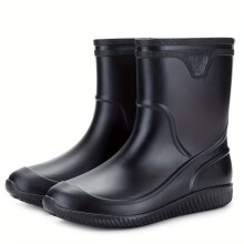 Mens Waterproof Rain Boots Lightweight Garden Shoes