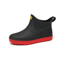 Men Rain Boots Wear resistant Waterproof Non slip Low Top Rain Shoes For Outdoor Walking Fishing