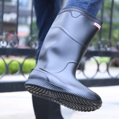 Mens Waterproof Non slip Wear resistant Work Rain Boots 1