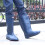 Mens Waterproof Non slip Wear resistant Work Rain Boots 4