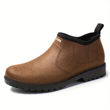Mens Rain Boots Waterproof Non slip Slip On Rain Shoes Mens Footwear For Outdoor Working Fishing