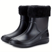 Mens Waterproof Rain Boots Lightweight Garden Shoes