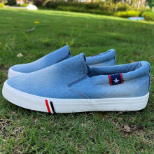 Summer And Autumn Male And Male Students Casual Flat Denim Canvas Shoes
