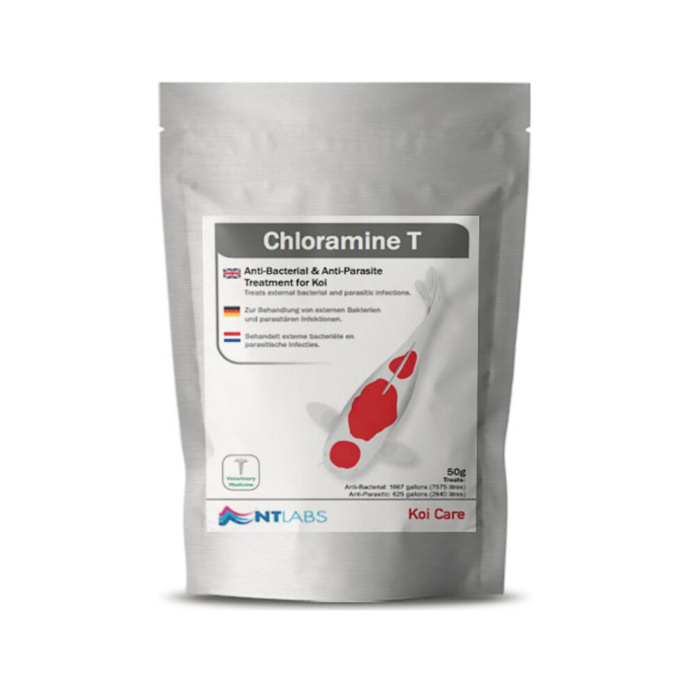 Nt Labs Koi Care Chloramine T 440G – Broad-Spectrum Pond Treatment For Koi Bacterial Infections & Ectoparasites