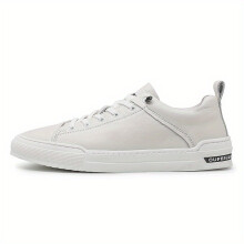 Mens Casual Slip On Leather Skate Shoes Walking Sneakers With Assorted Colors