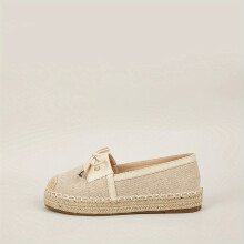 Womens Platform Espadrille Loafers Casual Round Toe Non Slip Flat Shoes Outdoor Slip On Flats
