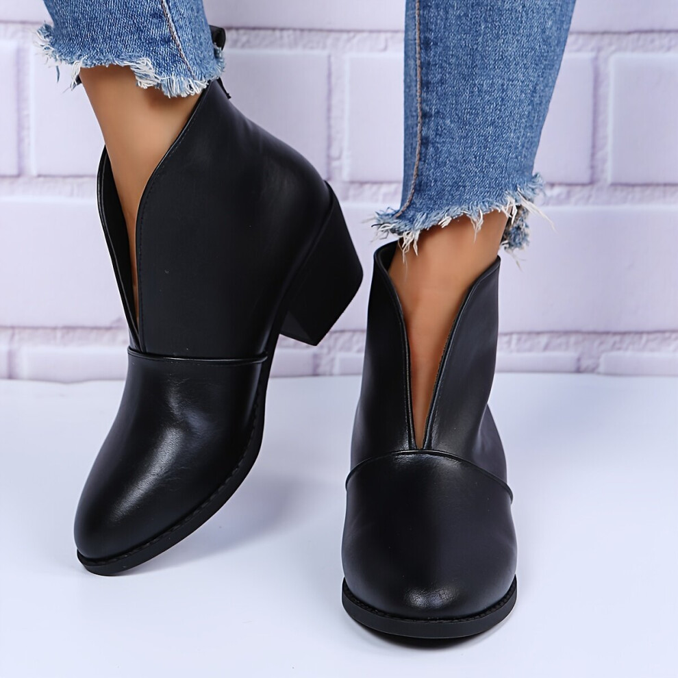 Women's short boots no heel hotsell