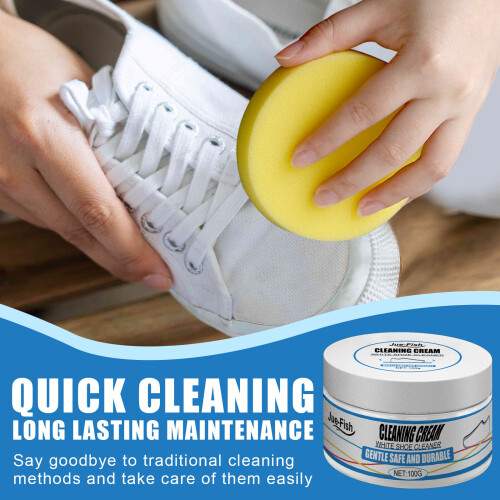 Shoes Cleaning Cream Effectively Removes 2