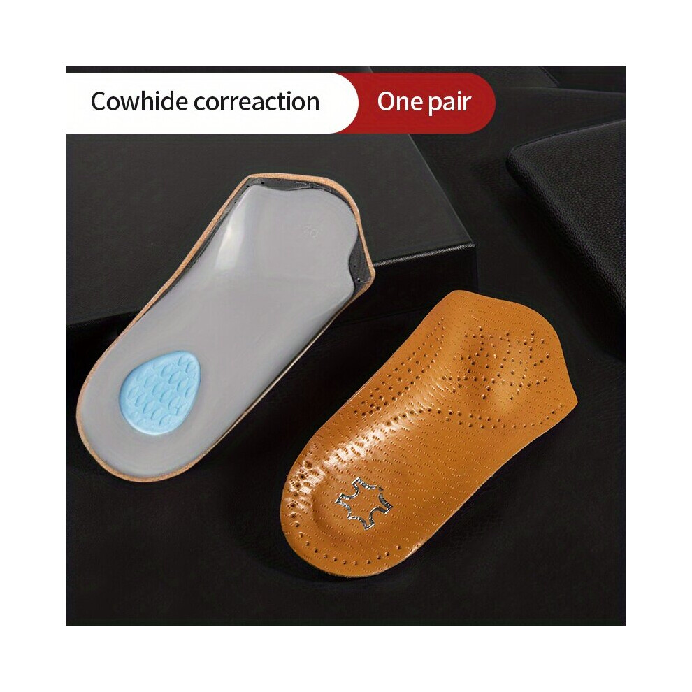 1pair Arch Correcting Insoles TPE Half Insoles Heel Cups Plantar Fasciitis Inserts Heel Spurs Cushion Inserts For Invisible Non Slip Thickened