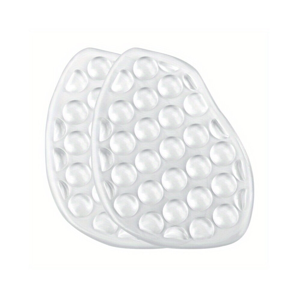 Clear 1 Pair Forefoot Pad Relief Forefoot Insert Half Size Insoles Cushion Relieve Foot Pain Metatarsal Support Insert Pad Shoes Insoles