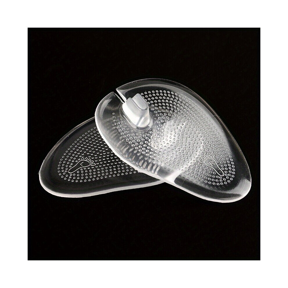 1 Pair Of Flip flops Forefoot Pad Silicone Pad Self adhesive Pinch Feet Non slip Anti wear Toes Flip flops Forefoot Insole