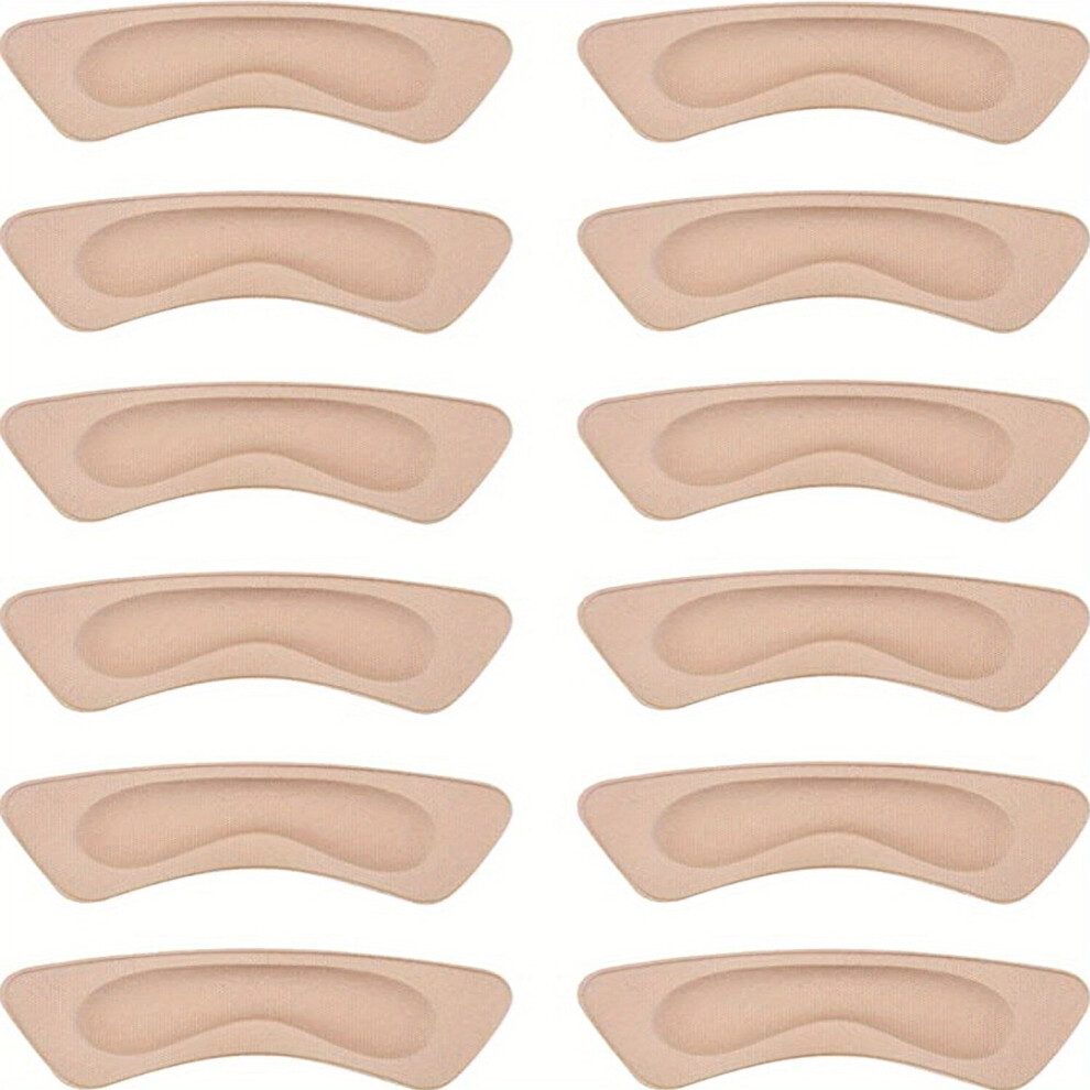 6 Pairs Heel Pads Shoes Heel Grip Liners Self Adhesive Insoles Foot Care Protective Pads