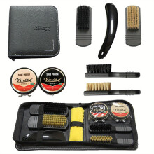 7PC Shoe Polishing And Care Kit Leather Shoe Polishing Kit With And Wax Shoe Polishing Brush For Polishing Compact Shoe Polishing Kit