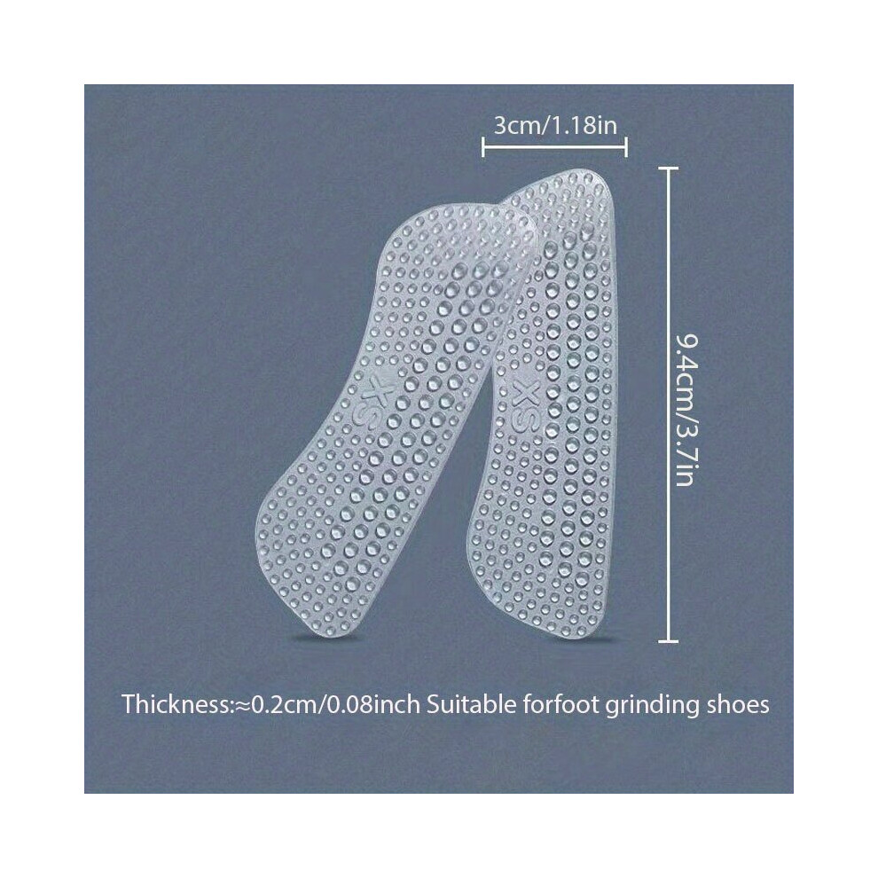Multicoloured 1 Pcs Upgraded Silicone Heel Sticker Forshoes Too Big Male And Female Heel Pads Pads Improve Shoe Fit And Comfort Preventheel Slippage And Blistering