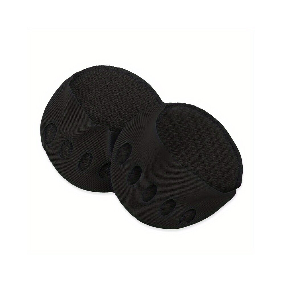 Black Five Finger Socks Forefoot Cushion Invisible Foot Socks Cushion High Heel Insole Socks Forefoot Foot Cushion Open Toe Socks Non Slip Shock Absorbing