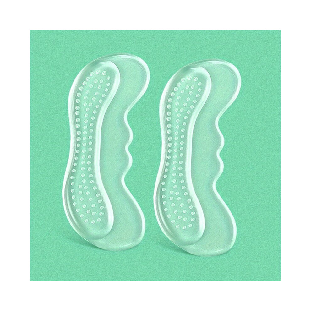 2Pcs Silicone Heel Protector Stickers Anti Wear Shoe Heel Pads Foot Pain Relief Inserts For High Heels Girls Ladies Women