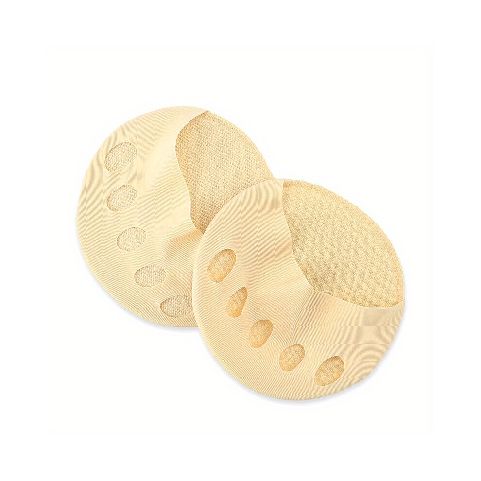 Multicoloured Invisible Foot Sock Cushion High Heel Shoe Cushion Sock Forefoot Foot Cushion Open Toe Socks Non Slip Shock Absorbing Five Finger Socks Forefoot Cushi