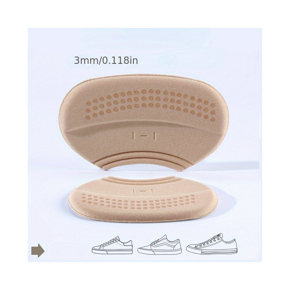 1pair Sneaker Heel Pads Adjustable Size Heel Liner Grip Protector Stickers Wear resistant Foot Pads Cushioning Insoles Heels Mens And Womens Leather