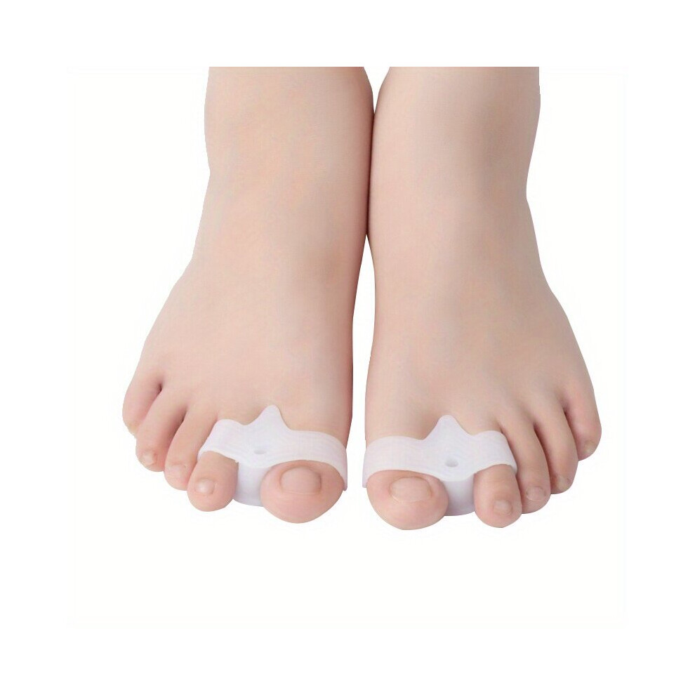Multicoloured 1Pair Toe Correction Sleeve Silicone Big Toe Hallux Valgus Corrector For Women & Men