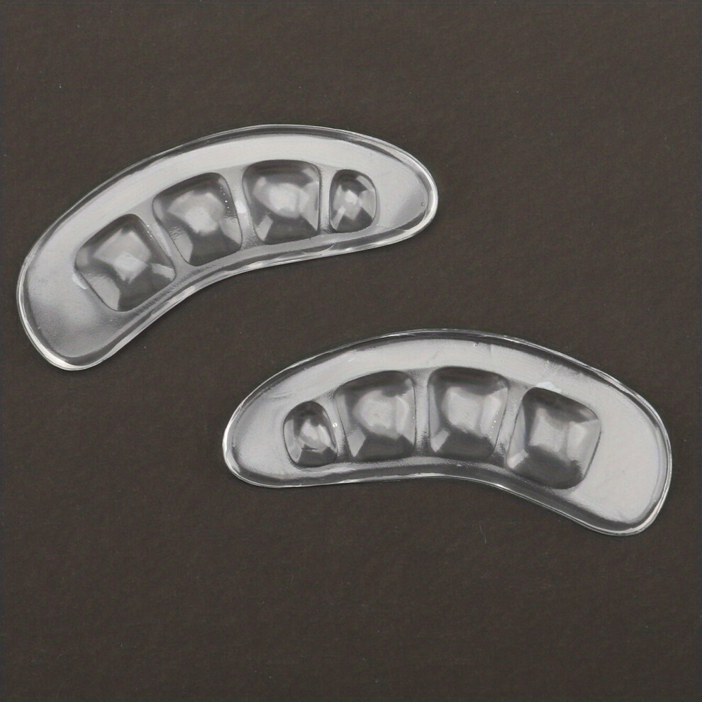 1pair Invisible Silicone Forefoot Pad High Heels Half Pad Forefoot Pad Non slip Toe Pad Front Palm Sticker Non slip Anti wear Foot Pad