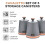 Tower Tower Cavaletto Grey Kettle 4 Slice Toaster Microwave Breadbin & Canisters 17