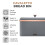 Tower Tower Cavaletto Grey Kettle 4 Slice Toaster Microwave Breadbin & Canisters 14