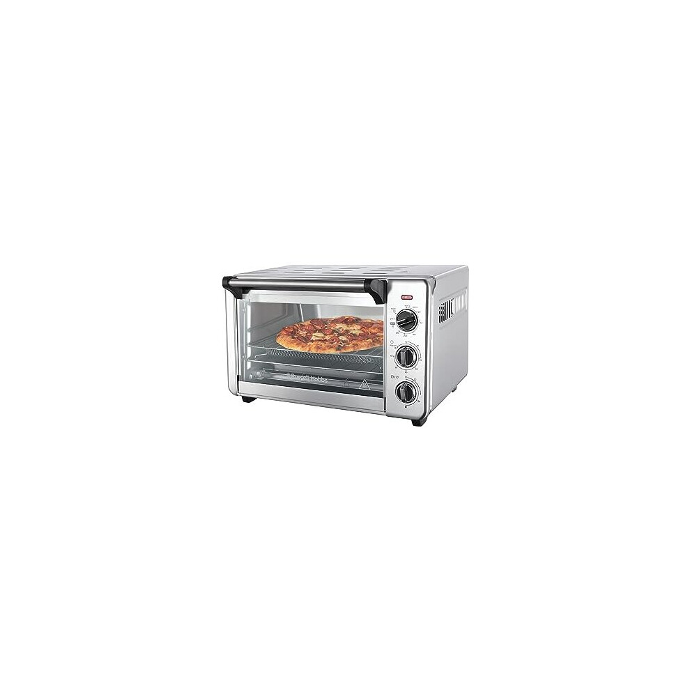 New Russell Hobbs 26680 20L Air Fryer Mini Oven - Family Countertop Electric Convection, Airfryer, Grill And Toaster Oven, Stainless Steel, 1500 Watts