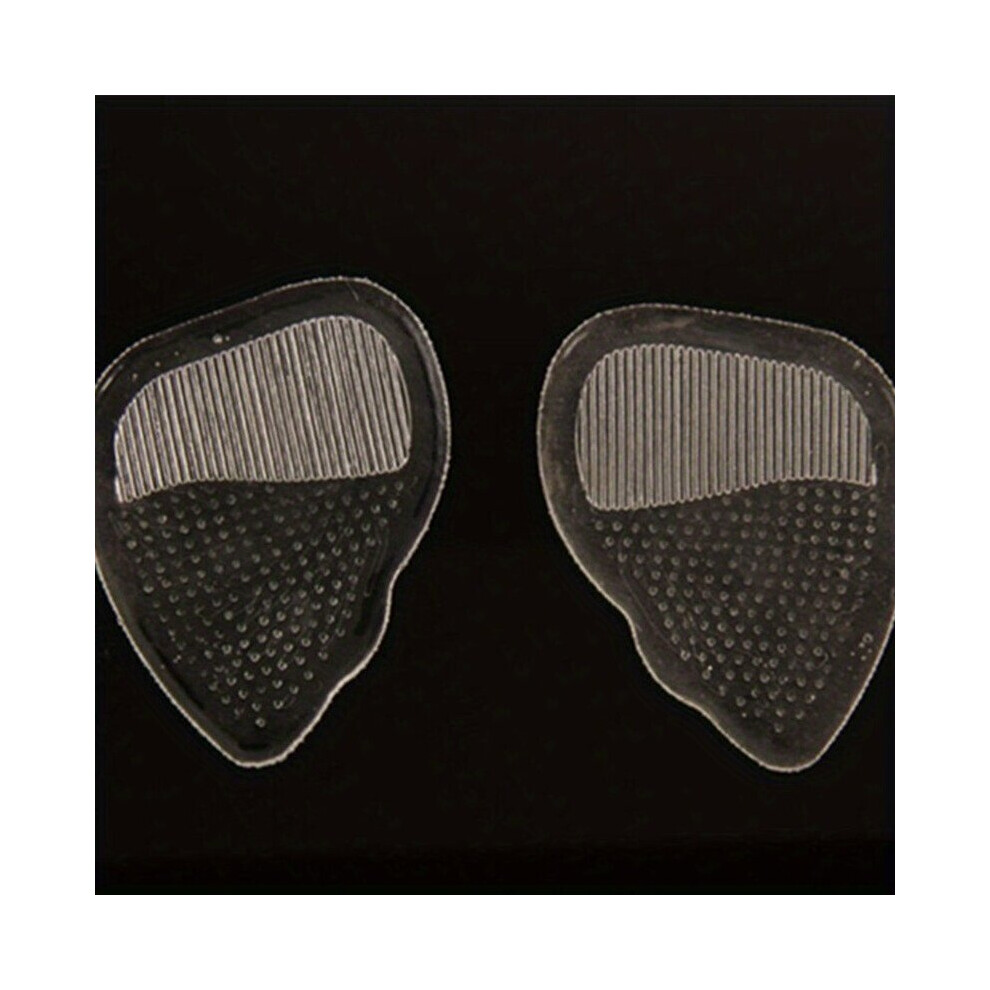 Multicoloured 1Pair Self Adhesive Forefoot Care Insoles Clear Silicone Forefoot Pads Foot Massage Cushions Shoe Insoles Metatarsal Pads