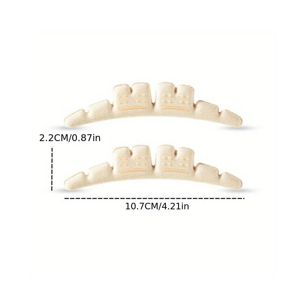 1pair Invisible Anti skid Stickers For Sandals High heeled Shoes Forefoot Pads Transparent Anti pain Sweat absorbing Anti slip Stickers Heel Anti grin