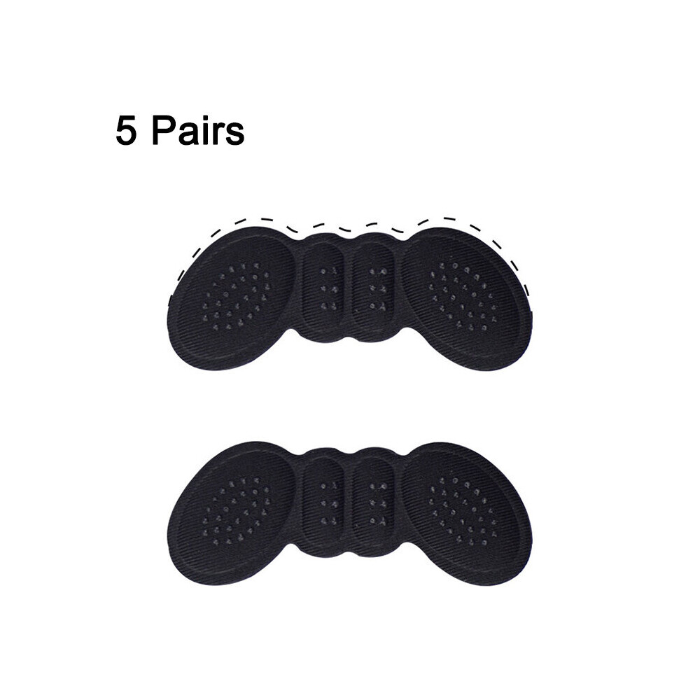 5Pairs Heel Protector For Relief Heel Pain Reduce Pressure On Heel Anti wear Foot Anti drop Heel Sticker